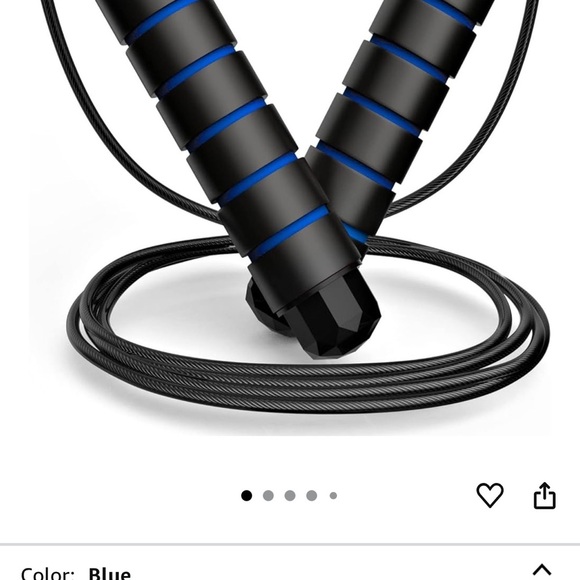 Black and Blue Jump Rope - Picture 1 of 6